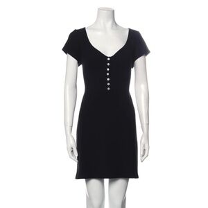 Reformation V-Neck Mini Dress